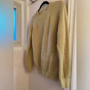 Yellow Beige Knit Jumper